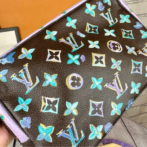 Louis Vuitton Trousse 23 Pouch Crossbody CUSTOM with dust bag and bag charm - Picture 4 of 16